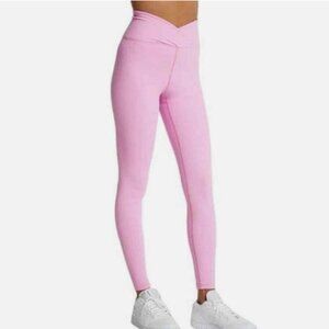 Year of Ours Ribbed Veronica Pink Leggings, S